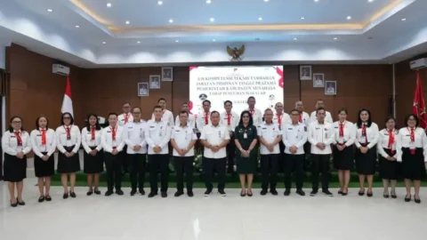 Bupati Robby Dondokambey Kawal Uji Kompetensi JPT Pratama
