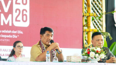 Berikut Pesan Penting Gubernur Yulius Selvanus Kepada Peserta Sidang Raya KGPM