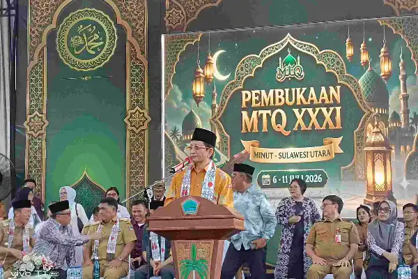 MTQ Sulut Resmi Dimulai di Minahasa Utara, Menag Apresiasi Tingginya Indeks Kerukunan 10 MTQ Sulut Resmi Dimulai di Minahasa Utara, Menag Apresiasi Tingginya Indeks Kerukunan