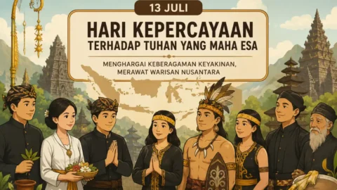 Resmi Ditetapkan, 13 Juli Kini Menjadi Hari Kepercayaan terhadap Tuhan Yang Maha Esa