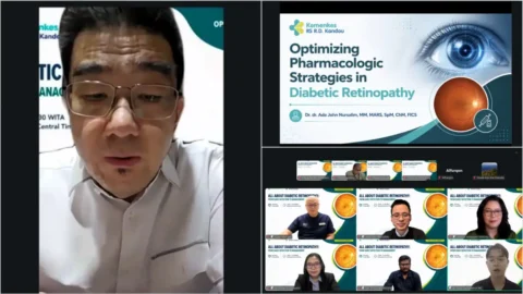 Tingkatkan Kompetensi Penanganan Diabetic Retinopathy, Webinar RSUP Kandou Hadirkan Pakar Retina Tiga Negara