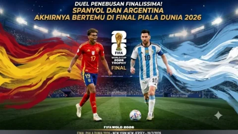 Duel Penebusan Finalissima! Spanyol dan Argentina Akhirnya Bertemu di Final Piala Dunia 2026