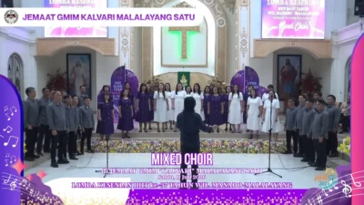 Sabet Juara 1 Lomba Mix Choir HUT Wilayah, GMIM Kalvari Malalayang Sukses Pukau Juri