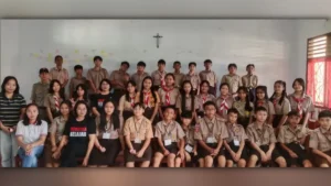 Serius tapi Santai, Puluhan Siswa di Pineleng Diajak ‘Sadar’ Bahaya Napza Saat MPLS