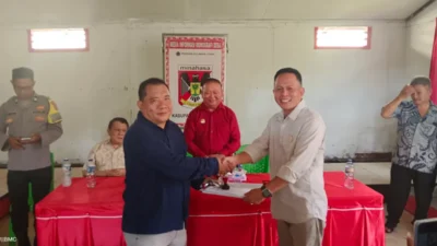 Nicolaus Tangapo Resmi Gantikan Hengky Pimpin Pineleng Dua, Musyawarah dan Mapalus Jadi Wejangan