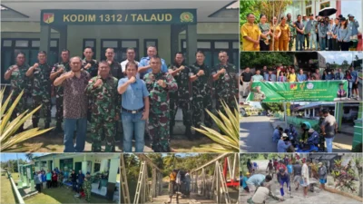 Sinergi TNI-Unsrat Bangun Beranda Utara NKRI: Dari Air Bersih Hingga Genteng Sabut Kelapa