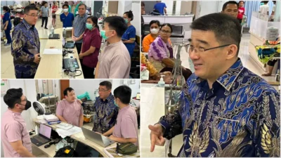 Tak Hanya Bakar Semangat Petugas, Dirut RSUP Kandou Beri Dukungan Moral bagi Pasien Saat Telusur