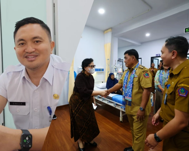Bukan Sekadar Candaan, Ini Alasan Gubernur Yulius Selvanus Puji Direktur RSMN Bitung 1 Direktur RSMN Bitung, Dr dr. Nicolas Chally Tirayoh, M.Kes., FISQua. Kunjungan Gubernur Yulius Selvanus di Unit Pelayanan Dialisis RS Manembo-nembo (RSMN) Bitung.