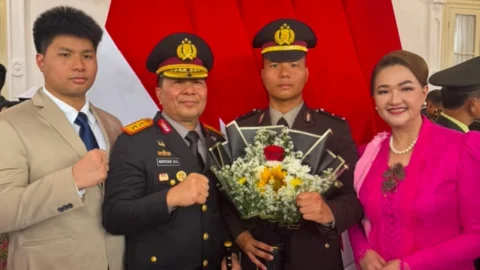 Dari Akpol ke Istana, Brigtar Joshua Langie Resmi Sandang Pangkat Perwira Polri