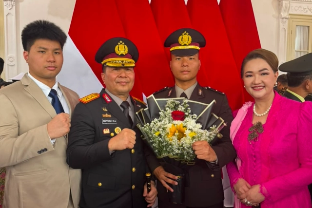 Dari Akpol ke Istana, Brigtar Joshua Langie Resmi Sandang Pangkat Perwira Polri