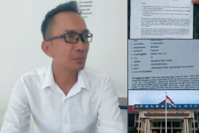 Miris, Dua Tahun Berlalu Laporan Dugaan Penipuan Sertifikat Warisan di Polda Sulut Masih Diselidiki