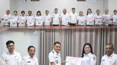 Bupati Ronald Kandoli Resmi Serahkan SPPDT dan DHKP PBB-P2 Tahun 2026