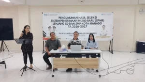 Dinas Pendidikan Manado Gelar Pengumuman Hasil SPMB SD-SMP Negeri Hari Ini