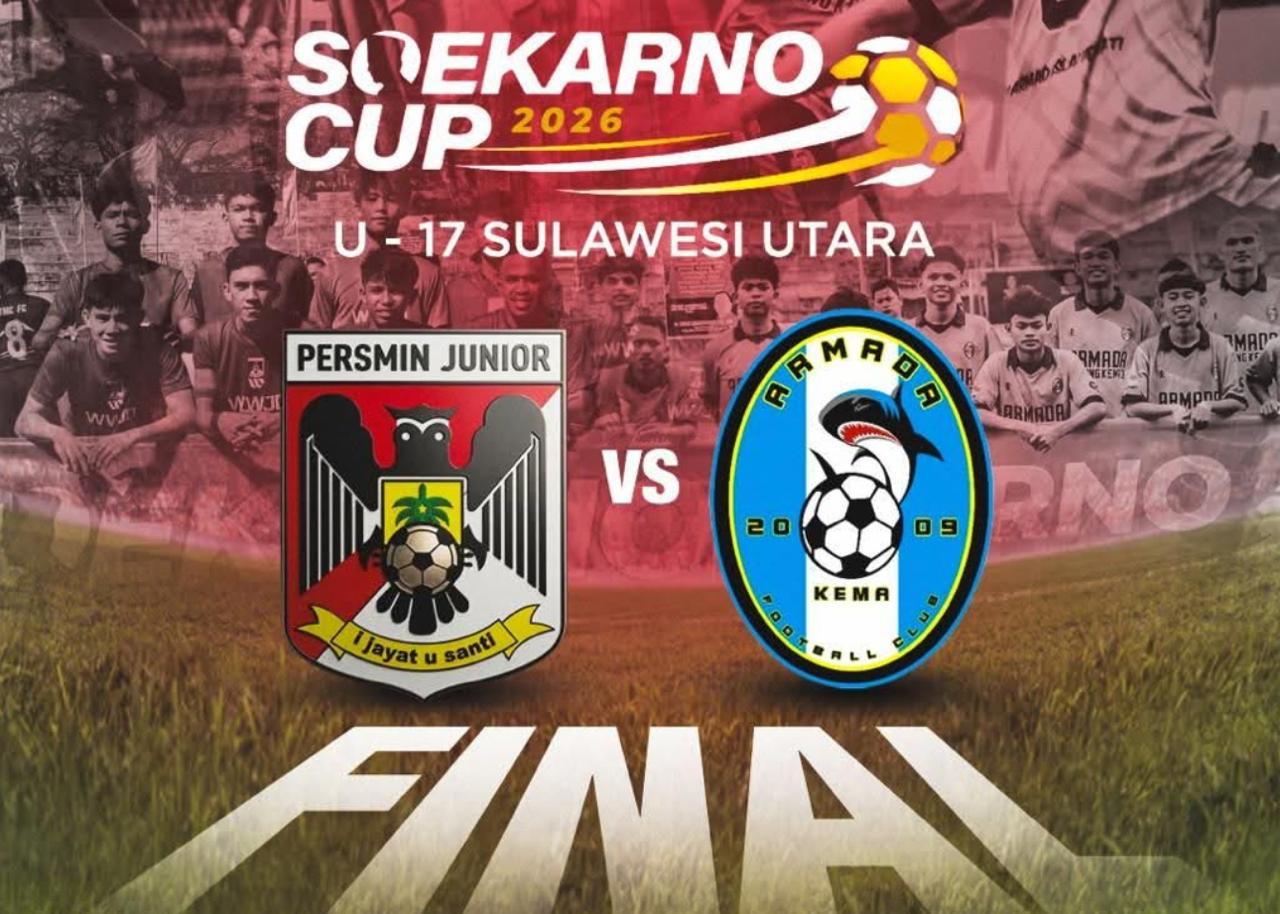 Hari Ini! Final Soekarno Cup U-17 Jadi Penutup Rangkaian Bulan Bung Karno 2026 di Sulawesi Utara