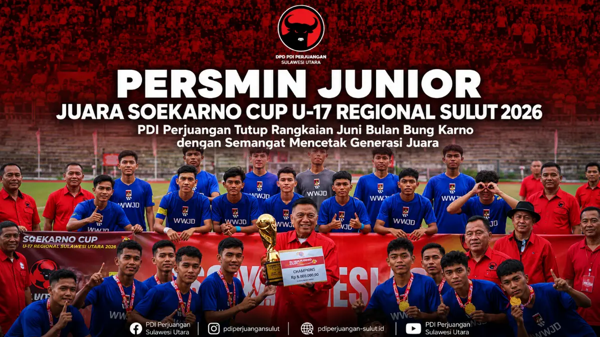 Persmin Junior Juara Soekarno Cup U-17 Sulut 2026, Siap Jajal Ajang Nasional