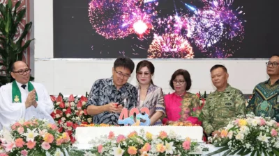 Dari Ibadah HUT ke-403 Kota Manado, Andrei Angouw Ajak Warga Rawat Kota dan Perkuat Budaya Bersih
