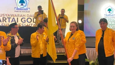 100 Hari Nahkodai Golkar Sulut, Michaela Elsiana Paruntu Bawa Semangat Konsolidasi Partai