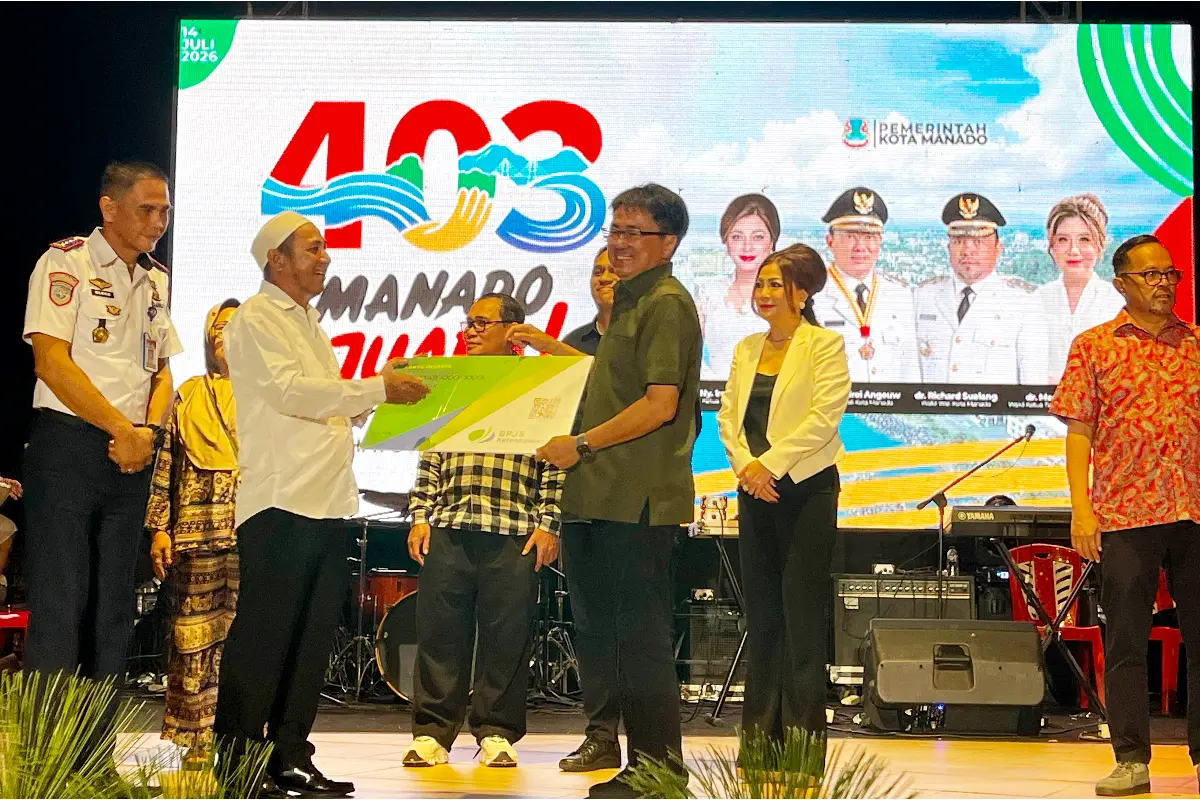 HUT ke-403 Manado, Pemkot dan BPJS Ketenagakerjaan Lindungi 1.093 Pekerja