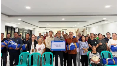 10 Ribu Paket Sembako Senilai Rp2 Miliar Disalurkan BRI Peduli, Manado Terima 750 Paket