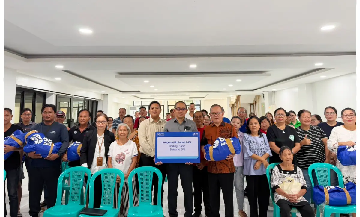 10 Ribu Paket Sembako Senilai Rp2 Miliar Disalurkan BRI Peduli, Manado Terima 750 Paket
