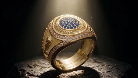 Cincin resmi juara Piala Dunia FIFA 2026.