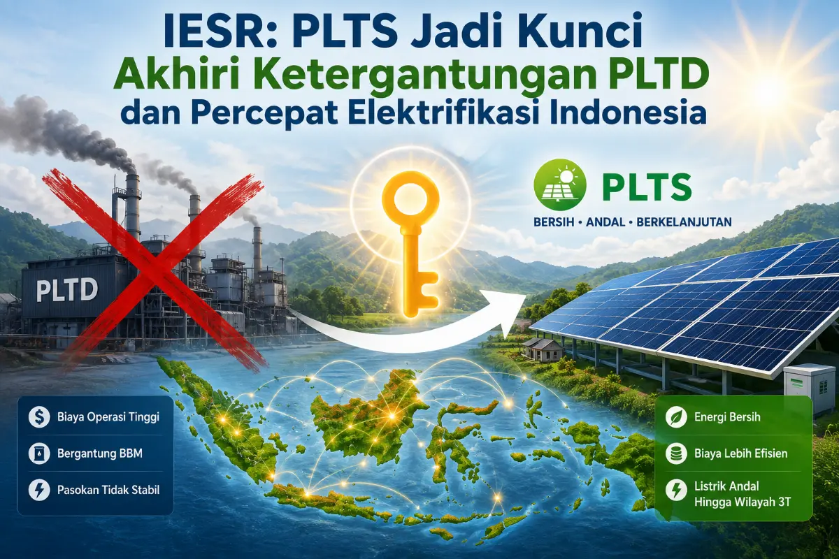 IESR: PLTS Jadi Kunci Akhiri Ketergantungan PLTD dan Percepat Elektrifikasi Indonesia