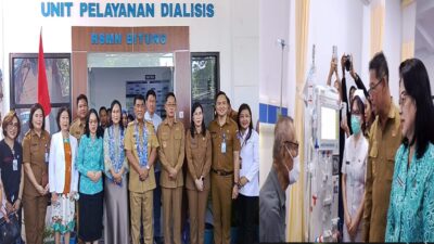 Resmikan Unit Hemodialisis RSUD Manembo-nembo, Gubernur Yulius Selvanus Pastikan Warga Bitung Tak Perlu Lagi Keluar Daerah untuk Cuci Darah