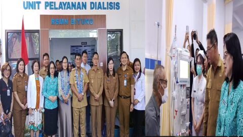 Resmikan Unit Hemodialisis RSUD Manembo-nembo, Gubernur Yulius Selvanus Pastikan Warga Bitung Tak Perlu Lagi Keluar Daerah untuk Cuci Darah