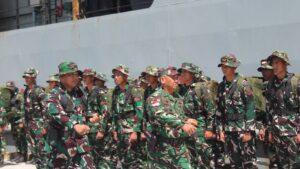 Dandim 1310/Bitung Dipercaya Jadi Danup, Pangdam XIII/Merdeka Lepas Pasukan Karya Bakti Skala Besar Bangun Perbatasan NKRI