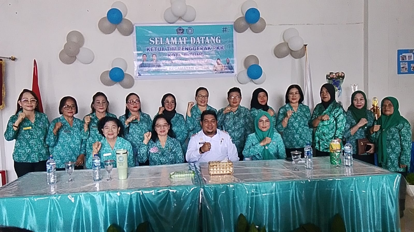 Ellen Honandar Sondakh Disambut Meriah di Girian, Camat Rukman Rasyid Kerahkan Kekuatan PKK Rebut Juara Kota Bitung