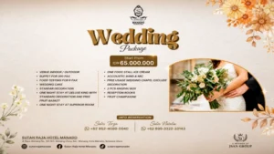 Cari Venue Pernikahan di Manado? Sutan Raja Tawarkan Paket Mulai Rp65 Juta