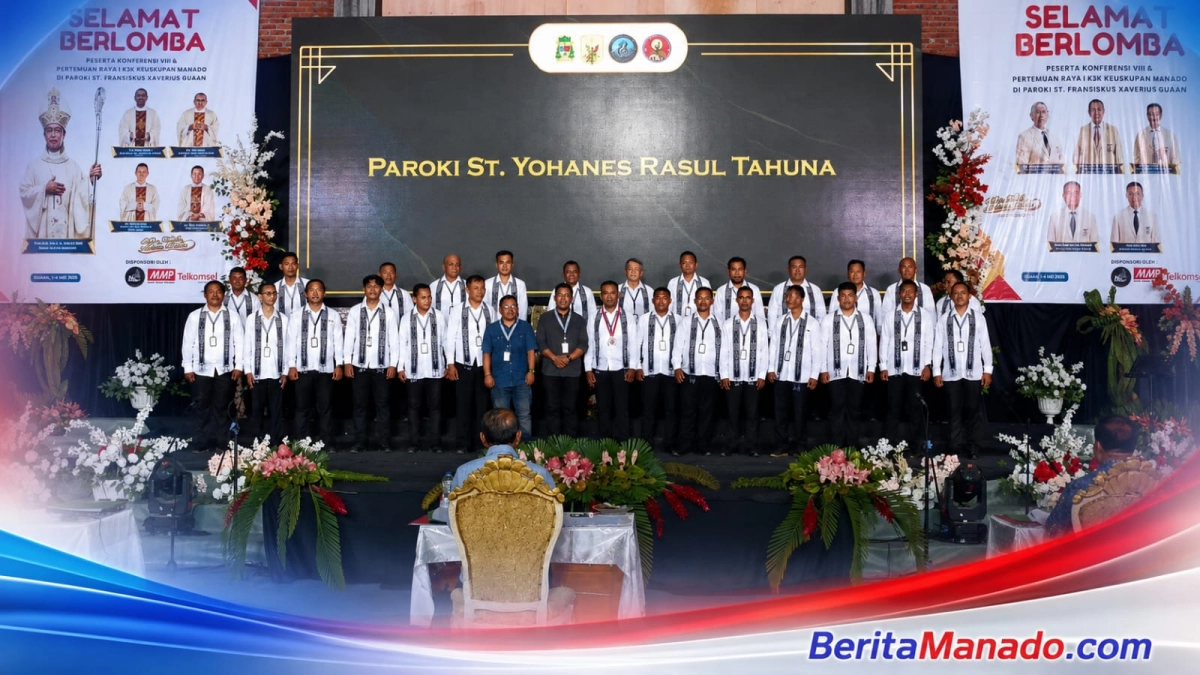 Paroki Tahuna Tampil Memukau di Lomba Koor KBK Keuskupan Manado