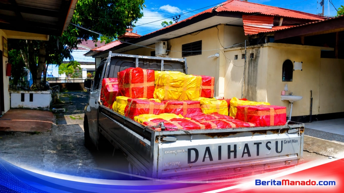 TNI-Polri Gagalkan Dugaan Penyelundupan 2.900 Cream Brilliant Asal Filipina di Sangihe
