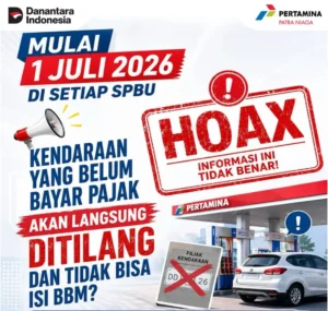 Pertamina Tegaskan SPBU Bukan Lokasi Pemeriksaan Pajak Kendaraan oleh Samsat