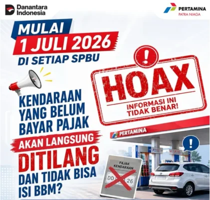 Pertamina Tegaskan SPBU Bukan Lokasi Pemeriksaan Pajak Kendaraan oleh Samsat 9 Pertamina Tegaskan SPBU Bukan Lokasi Pemeriksaan Pajak Kendaraan oleh Samsat