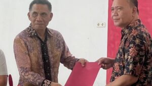 Prosesi serah terima Pucuk Pimpinan KGPM dari Gbl. Francky Londa kepada Gbl. Tedius Kuemba Batasina, S.Th