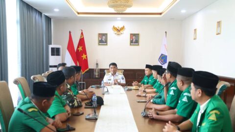 Gubernur Sulut Yulius Selvanus bertemu pengurus GP Ansor Sulut bahas sinergi program pembangunan