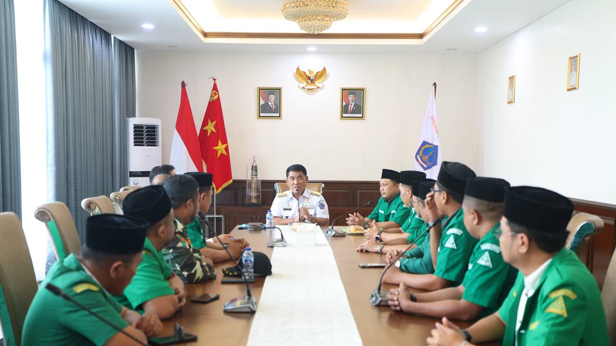 Gubernur Sulut Yulius Selvanus bertemu pengurus GP Ansor Sulut bahas sinergi program pembangunan