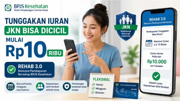 Peserta JKN Menunggak Tak Perlu Khawatir, Iuran BPJS Kesehatan Bisa Dicicil Mulai Rp10 Ribu