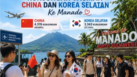 Wisman ke Sulut Melonjak 129,42 Persen, Daya Tarik Pariwisata Makin Kuat