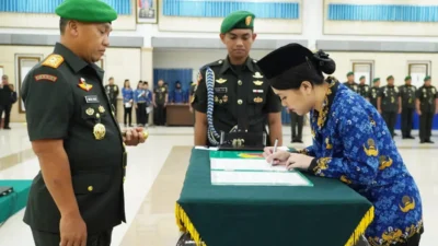 Pangdam XIII/Merdeka Ambil Sumpah 115 PNS, Tegaskan Tolak Korupsi dan Gratifikasi