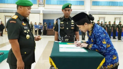 Pangdam XIII/Merdeka Ambil Sumpah 115 PNS, Tegaskan Tolak Korupsi dan Gratifikasi