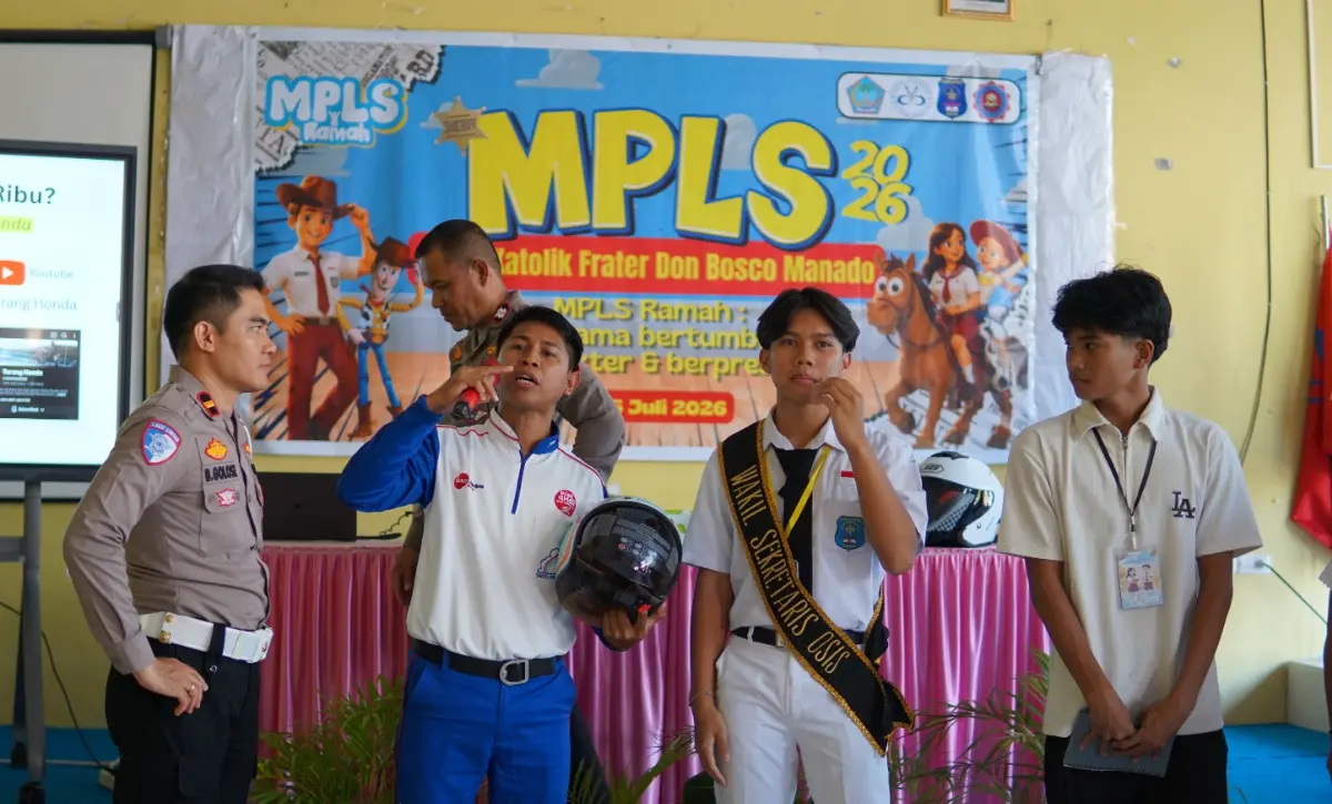 Honda Edukasi Safety Riding di SMA Don Bosco Manado, Tanamkan Budaya "Cari Aman"