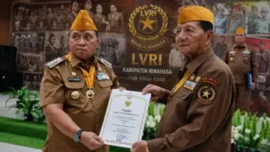Robby Dondokambey Terima Bintang LVRI, Dinilai Peduli Veteran