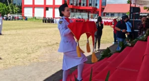 Fraya Kereh Sukses Tunaikan Tugas Pembawa Baki di Upacara HUT ke-81 RI Langowan Raya