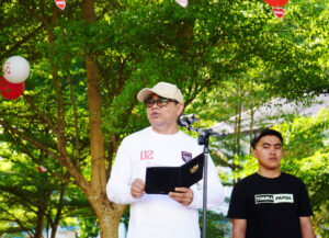 Launching Semarak HUT RI ke-81, Heronimus Makainas Ajak Warga Kibarkan Merah Putih dan Perkuat Persatuan