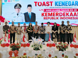 Toast Kenegaraan di Sitaro, Heronimus Makainas: Jaga Persatuan!