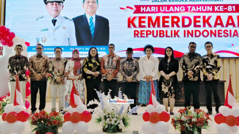 Toast Kenegaraan di Sitaro, Heronimus Makainas: Jaga Persatuan!