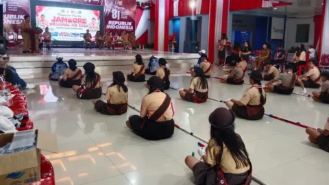 30 Pramuka Minut Menuju Jambore Nasional XII, Joune Ganda Tekankan Karakter dan Kemandirian
