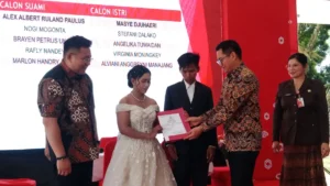 Joune Ganda – Kevin Lotulung Jadi Saksi 95 Cinta yang Akhirnya Sah di Minahasa Utara